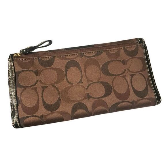 Vintage Coach Signature Wallet - Picture 3 of 4